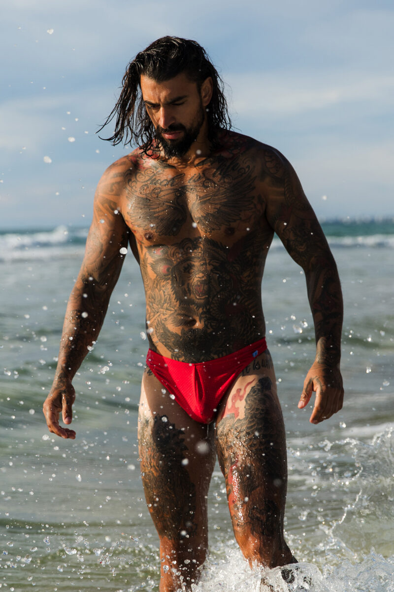 Coral Coast Red Spot 005 Thong 06