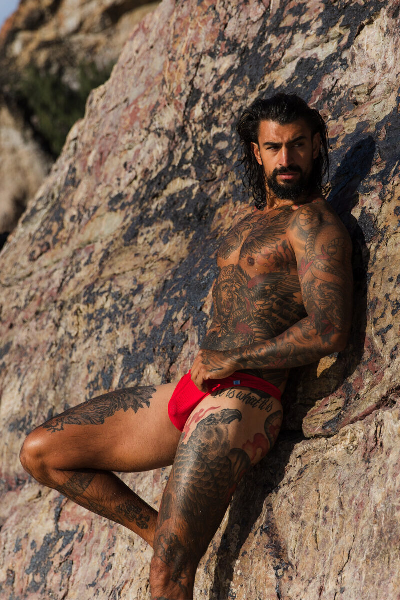 Coral Coast Red Spot 005 Thong 08